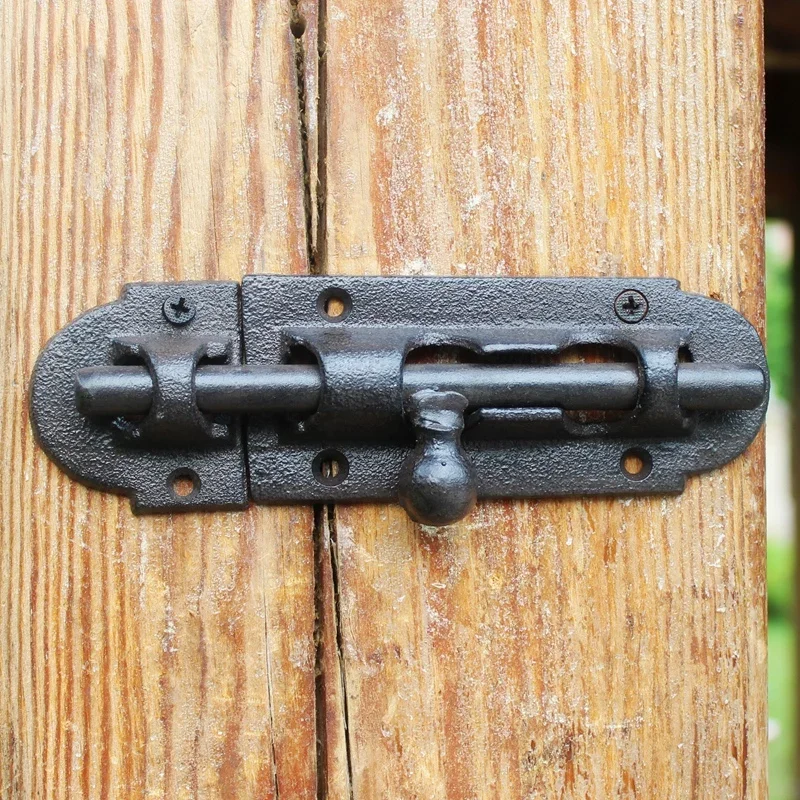 4 PCS 2 Inch Gate Bolts For Wooden Gates Small Bolt Lock Hardware With Screws Alloy Heavy Duty Door Bolt Latch For Internal Door Security Warehouse Ga - View #2