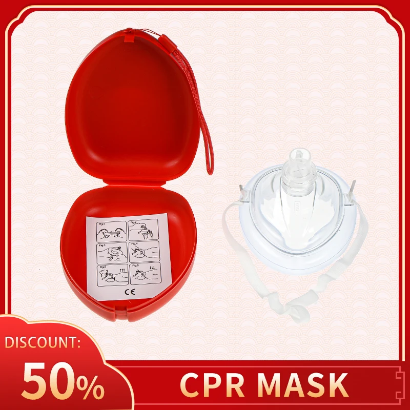 Maschera Cpr 5Pcs/10Pcs Rianimatore Salvataggio Pronto Soccorso Maschera Respiratoria Cpr Con Valvola Unidirezionale Strumenti Riutilizzabili