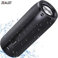 ZEALOT S51 Powerful Bluetooth Speaker Bass Wireless Speakers Subwoofer Waterproof Sound Box Support TF, TWS, USB Flash Drive 1