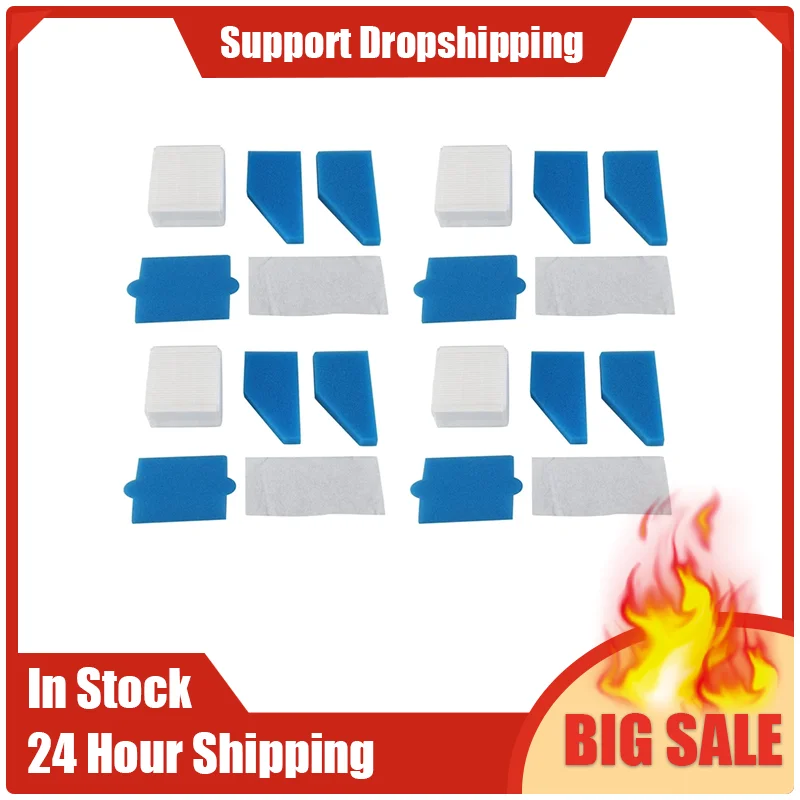 M&M Smartek Set Filtri Completo (5 Pezzi) Per Aspirapolvere Thomas Aqua+ E Modelli Simili - 5