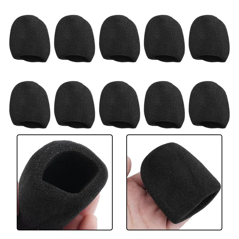

2021 Home Microphone Cover Microphone Sponge Cover Case Cover Sponge Cover Non-Disposable 10 Pcs Handheld 0 Pcs