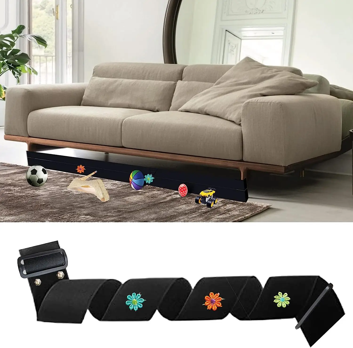ToyStopperUnderCouchUnderCouchBlockerForPetsToyBlockerFor