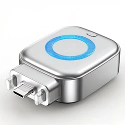 USB - C Fast Charging Adapter with Intelligent Power Cut - Off (Silver)
