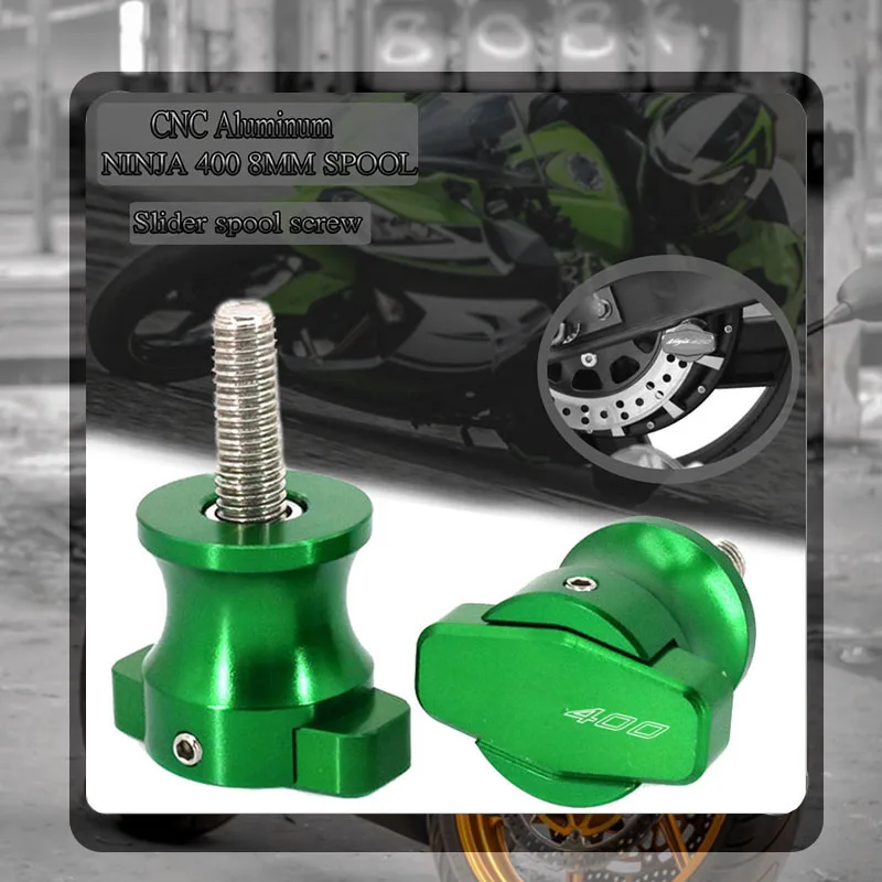 

Для KAWASAKI NINJA400 NINJA 400 Z400 Z 400 2018-2023 2021 CNC рамки для мотоциклов винты слайдеры шпули слайдер логотип