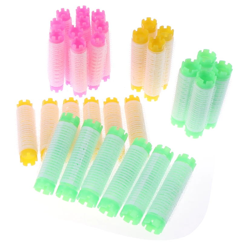 

10pcs fluffy Hair Root Rollers Pack Perm Rods Set Air Fringe Bang Hair Curler