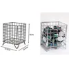 Creative Iron Storage Rack Desktop Book Pen Storage Box Large-Capacity Storage Basket Student Dormitory Sundries Storage Box 5