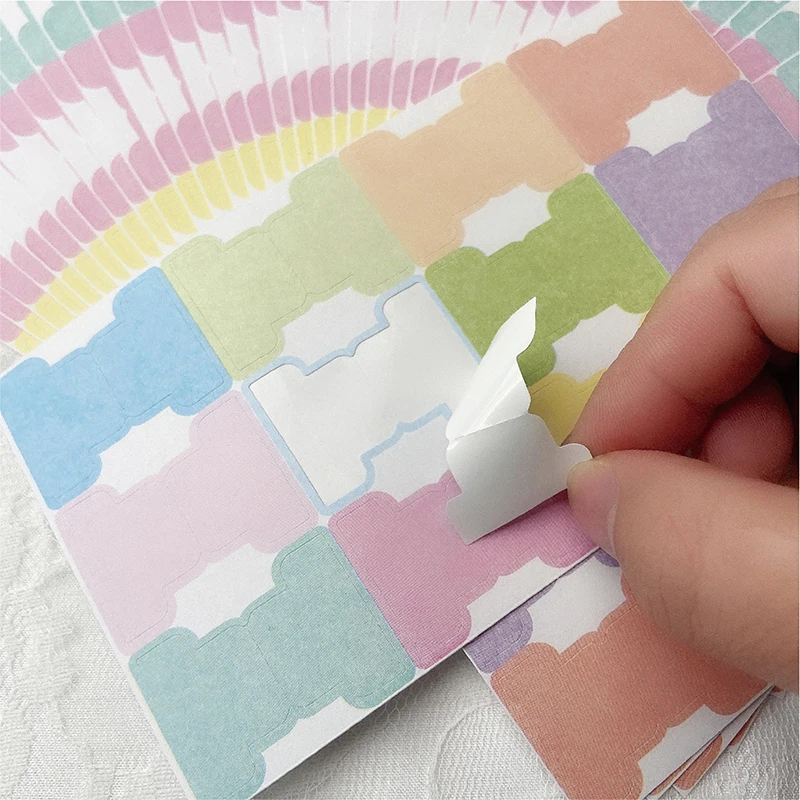 5sheet Self-adhesive Index Label Sticker Personalized Bible Journaling Tabs Flag Students Supply