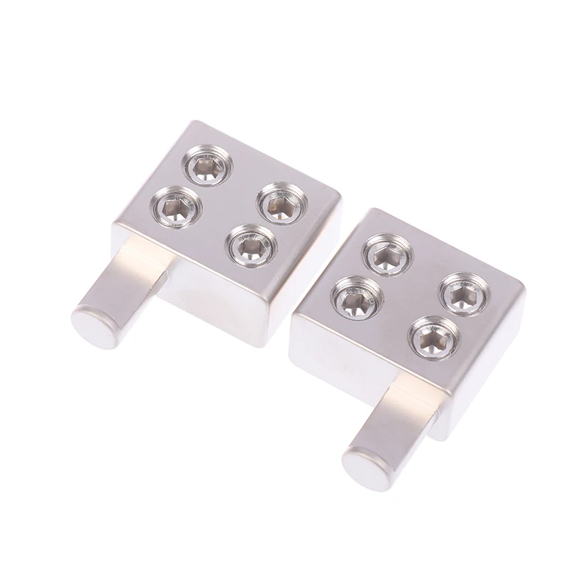 1 Pair Car Audio Splitter Wire Power Supply Terminal Audio Amplifier Dual 1/0 Gauge To 1/0 Gauge Amp Input Reducers Discharge