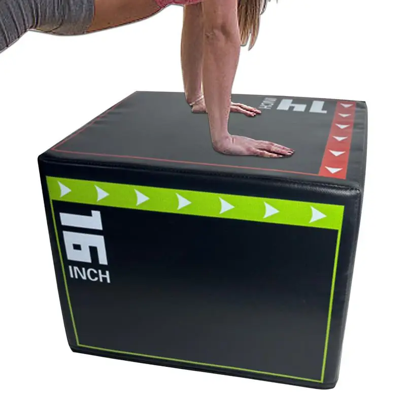 3in1 Plyometric Jumping Box Portable Ground Jumping Exercise Box Home Gym Conditioning Strength Training for Gym Conditioning