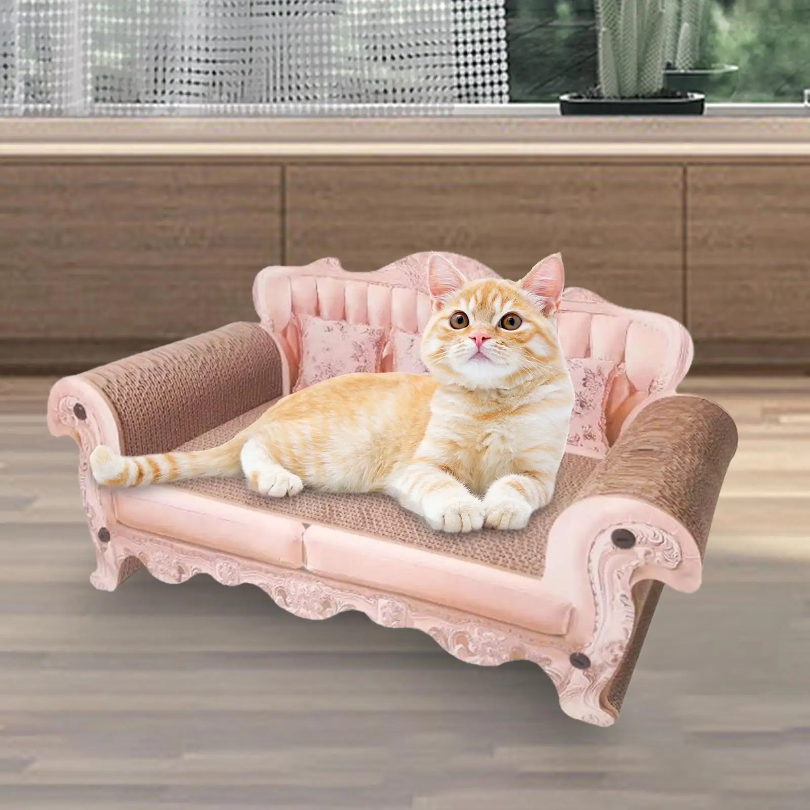 

Когтеточка для кошек, игрушки для активного отдыха, Когтеточка для кошек, нескользящая гофрированная бумага для котят, котенок для помещений