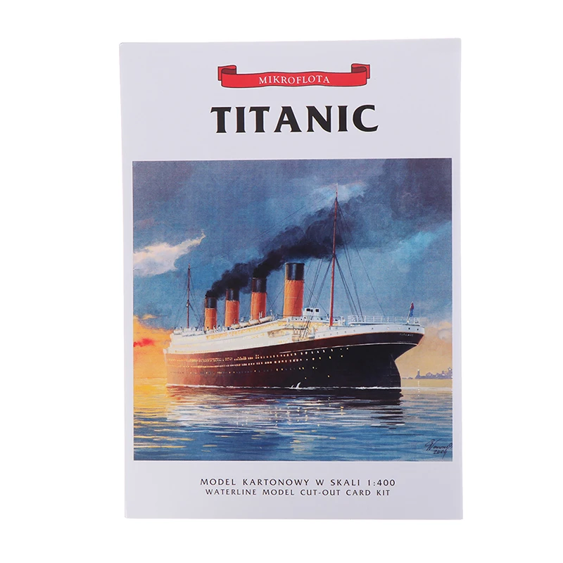 3D Paper Model 1:400 DIY Handcraft Titanic Ship Sets Toys