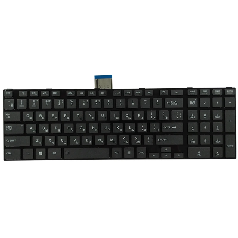 Russo Russo Teclado Laptop para Satélite Toshiba L50-a S50-a S50t-a S50d-a S55-a S55d-a S55t-a L70-a L75-a C70-a C75-a - Imagem 5