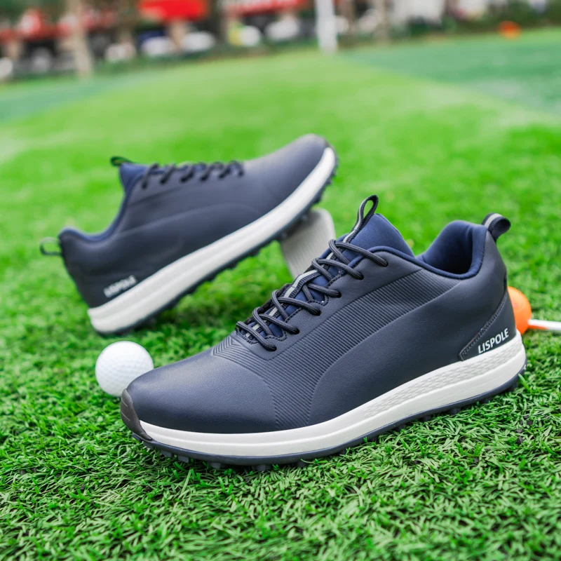 Zapatos de Golf cómodos para hombre, zapatillas profesionales sin clavos, antideslizantes, impermeables, calzado para caminar, talla grande 39-48, 2024