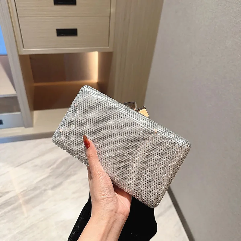 

2023 New Women Full Side Evening Bags Banquet Clutch Purse With Chain Mini Party Chain Shoulder Bags Drop Shipping