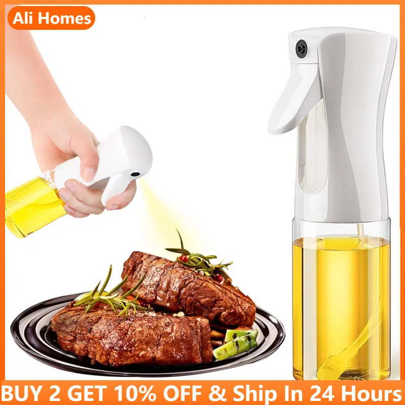 220ML Oil Spray Bottle Cooking Kitchen BBQ Baking Olive Oil Sprayer
