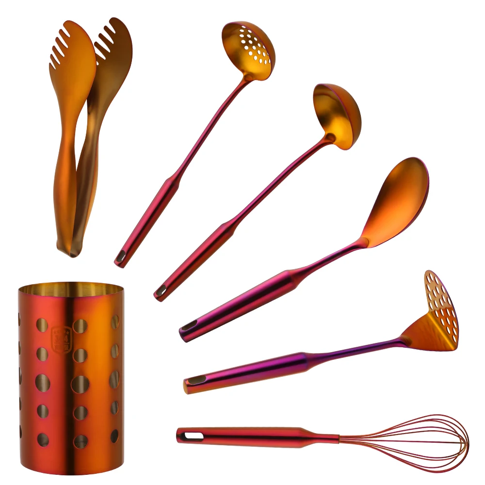 1/7pc Stainless Steel Kitchen Utensils Set