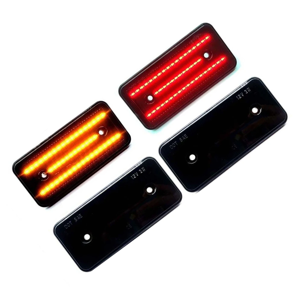 

Upgrade Your Car's Appearance with Smoked Side Marker Lights for Benz G550 G63 W463 2002 2014, Easy Installation