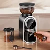 Italian Coffee Bean Grinder Adjustable Coarseness Smart Screen Electric Bean Grinder Home Coffee Grinder with Italian Stand 1