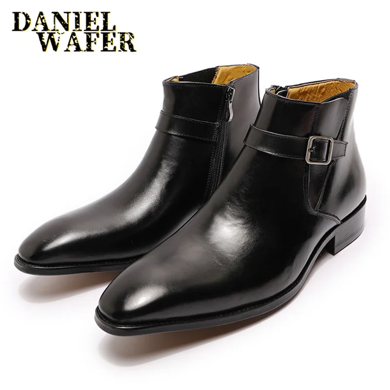 Italienische herren stiefeletten Clearance