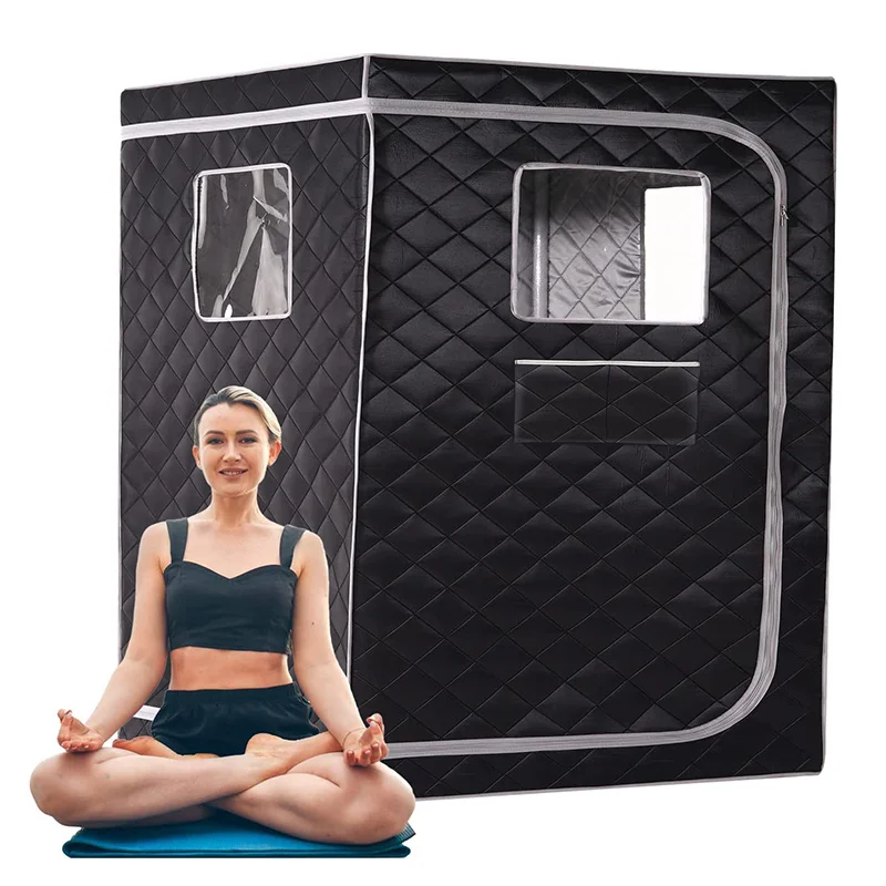 

Portable Steam Sauna Tent 2 Person Sauna Tent Full Size Double Sauna Personal Home Spa for Relaxation Detox No Steamer