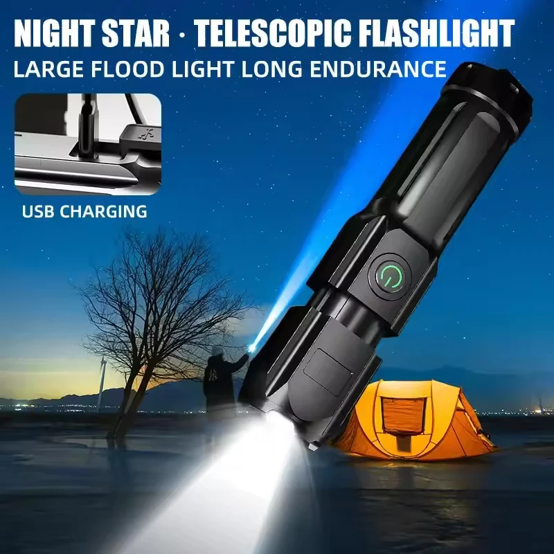Rechargeable LED Camping Flashlight 1