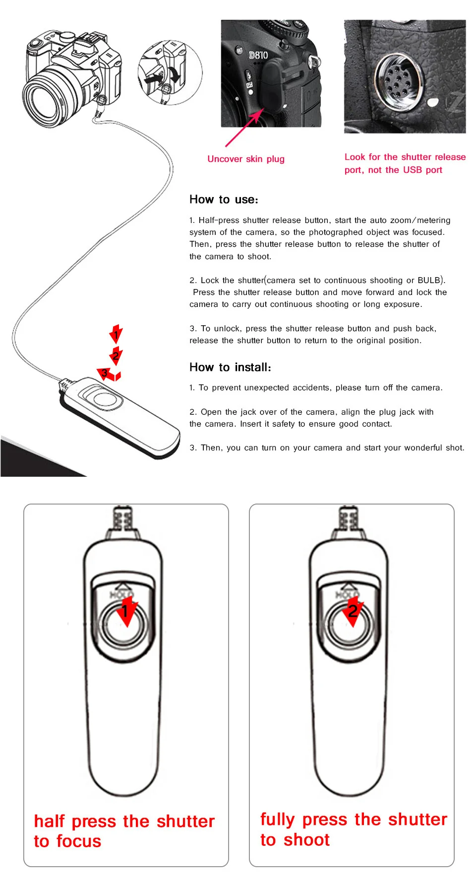 Description Picture 6 of itemCamera Dslr Wired Timer Remote Control Shutter Release DC0 DC2 E2 L1 N3 E3 S1 S2 UC1 Cable For Iconic Brand Nikon Iconic Brand FUJITSU Photo