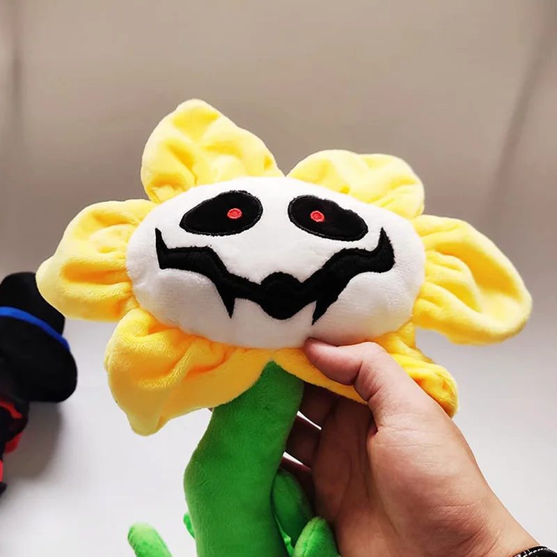 25cm Undertale Sunflower Plush Toy Stuffed Plant Doll Cartoon Mascot Flowey Plushies Figurine Stuffed Sun Flower Kid Fans Gift plush toy plush doll