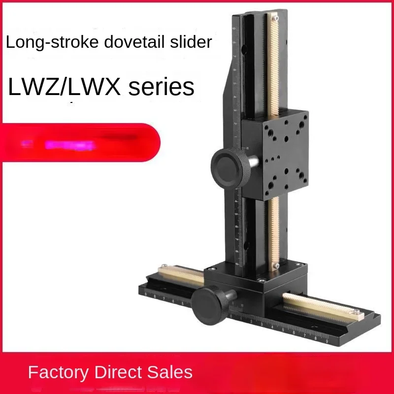 

Z-Axis Dovetail X-Axis Long Travel Platform Vertical Lifting Manual Displacement LWZ/Lwx60 Fine-Tuning Optical Sliding Table