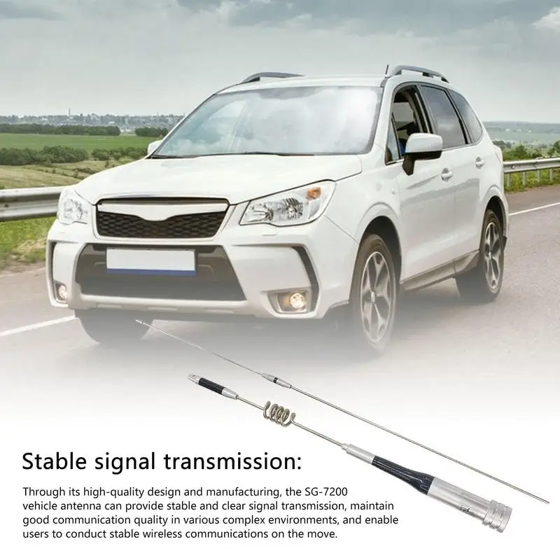 Antenna For Car Universal Antenna Toppers Anti-Bump Flexible Auto Antenna Accessories AM/FM Radio Signal For Car SUV Truck