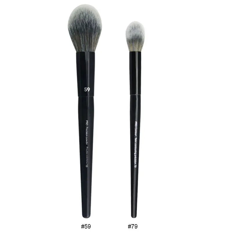 2pcssetBlackPowderMakeupbrushesProFoundationMakeupbrush