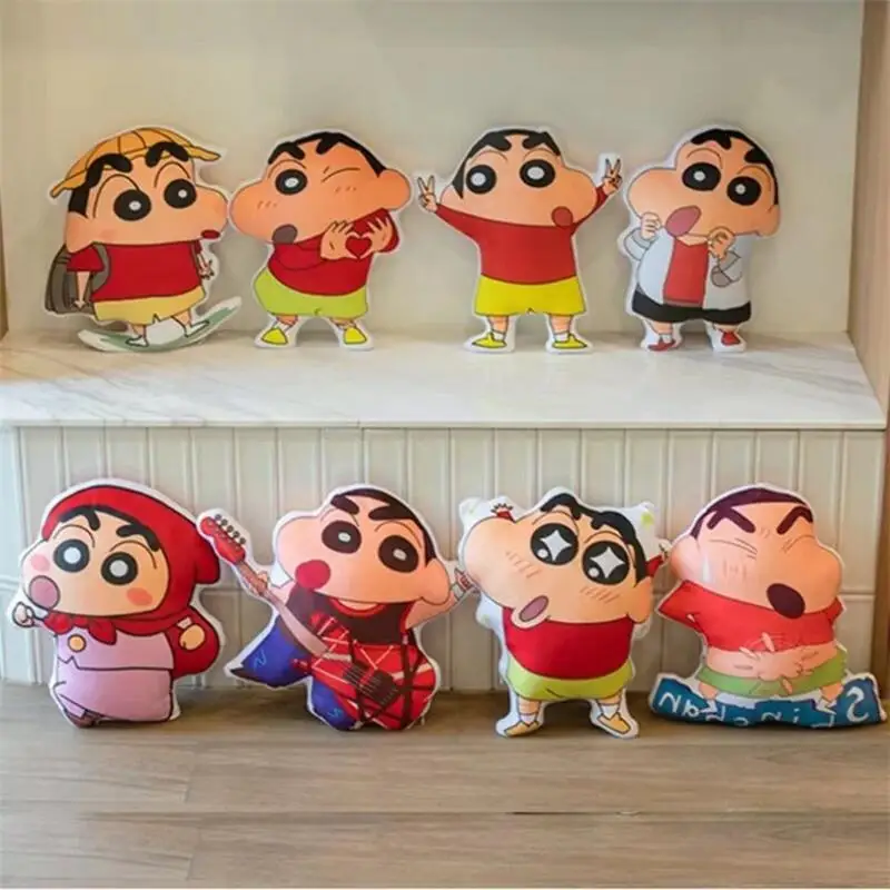 

Cartoon New Crayon Shin-Chan Throw Pillow Bed Sofa Cushion Office Afternoon Nap Pillows Dormitory Sleeping Plush Doll Cute Toys