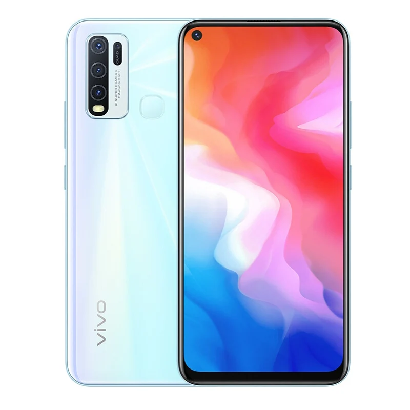 VIVO Y50 Global firmware mobile phone Snapdragon 665 Octa Core 6.53" 5000mAh 8GB 128GB 16.0MP Cameras Used Phone 5