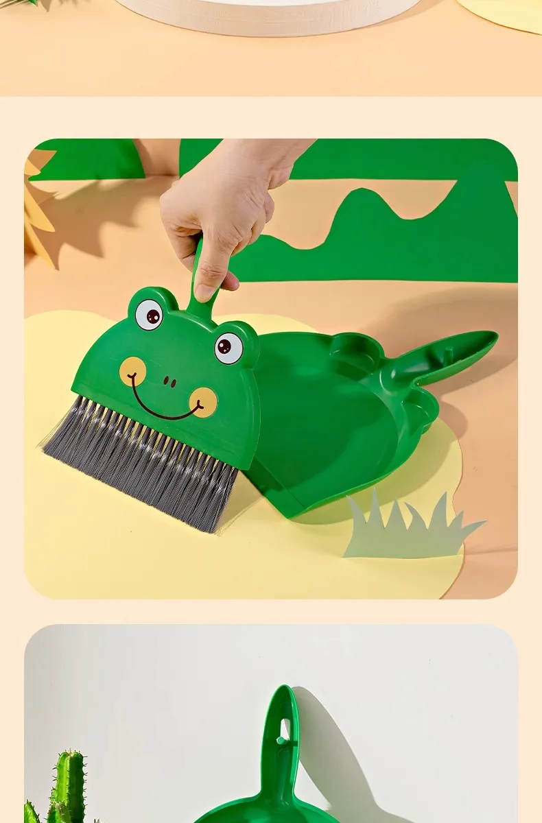 Mini Cartoon Desktop Cleaning Broom - Image 14