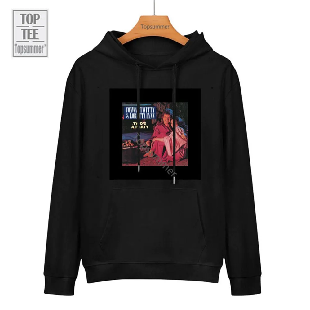 

Two'S A Party Album Hoodie Conway Twitty Tour Sweatshirts Boys Girls Pop Stylish Graphic Print Sweatshirt