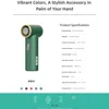 Mini Turbo Jet Fan  Turbine Outdoor Jet Brushless Motor Portable Handheld Cooling Appliance Blower Kica USB Recharge Hair Dryer 6