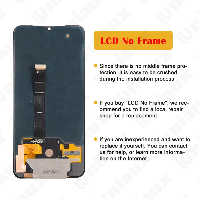 6.39'' Original AMOLED For Xiaomi Mi 9 M1902F1G LCD Display Touch Screen Digitizer Assembly For Xiaomi 9 LCD Screen Replacement