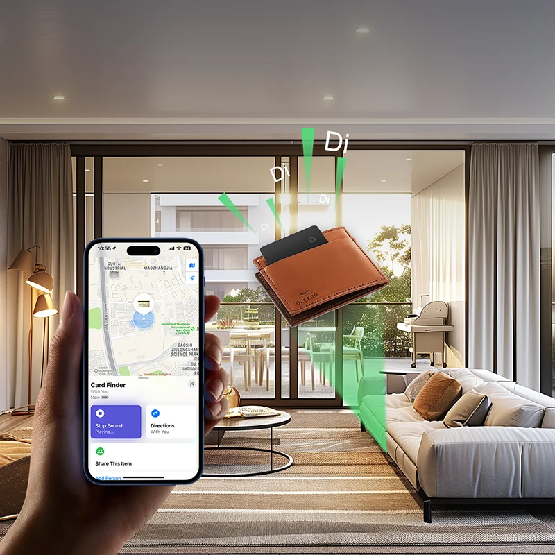 Item Locator Wireless Charging Air Wallet Card Ultra Thin Tracker For APPLE IOS Find My With MFi Certification Keys Suitcase Bag