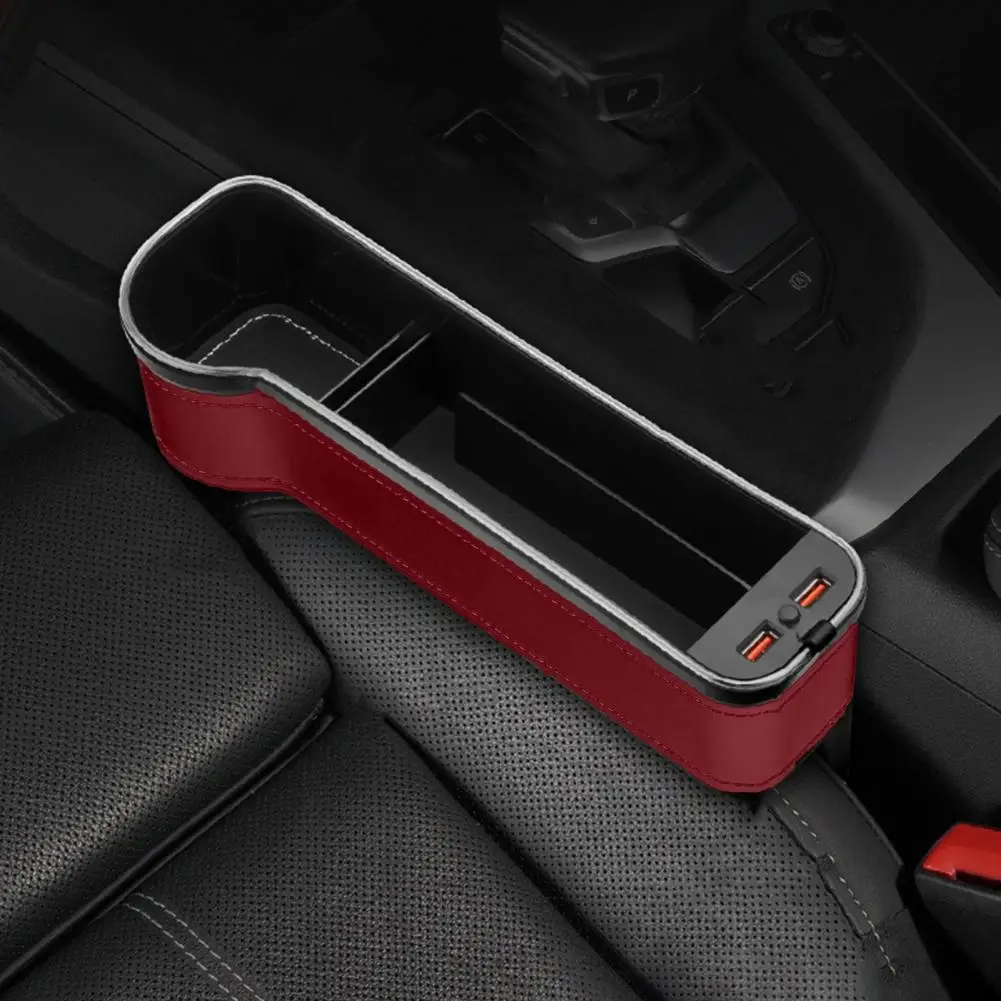 

Новый автомобильный органайзер для хранения со швами и 2 USB-портами