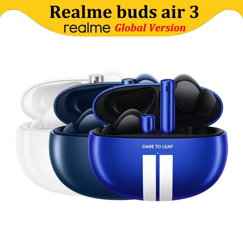 

Наушники Realme buds air 3, Bluetooth 5,2, с активным шумоподавлением, 42 дБ