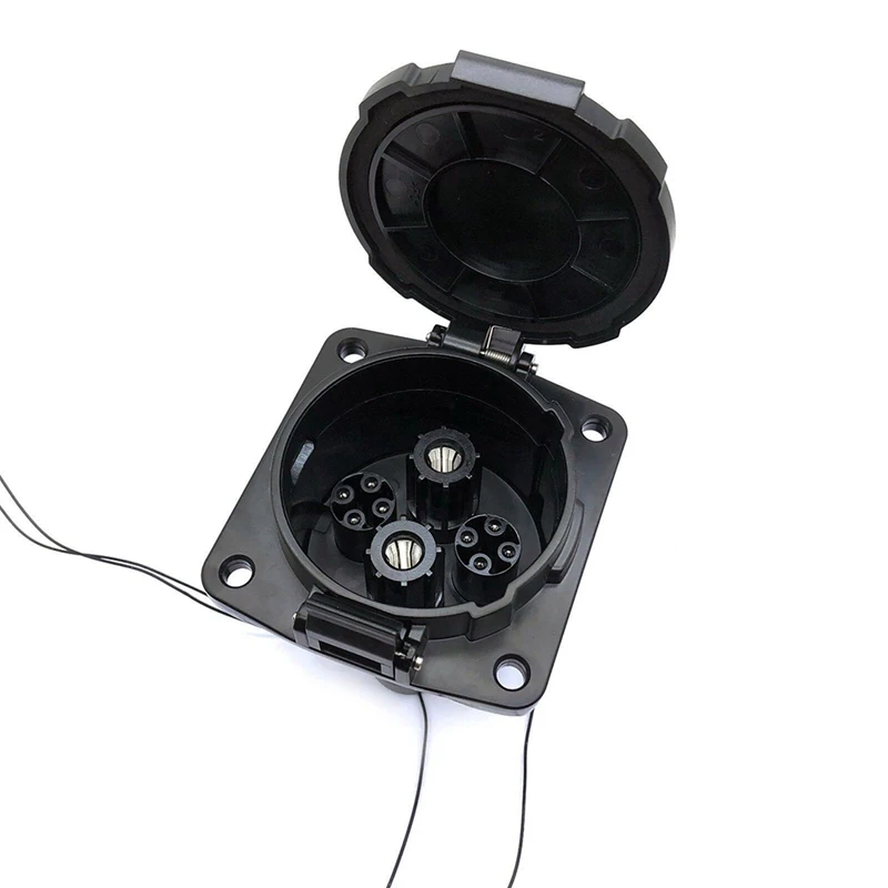 

EV-разъем зарядного устройства CHADEMO Socket 200A EVSE Chademo, входная розетка для японского электрического Nissan, адаптер для зарядки автомобиля