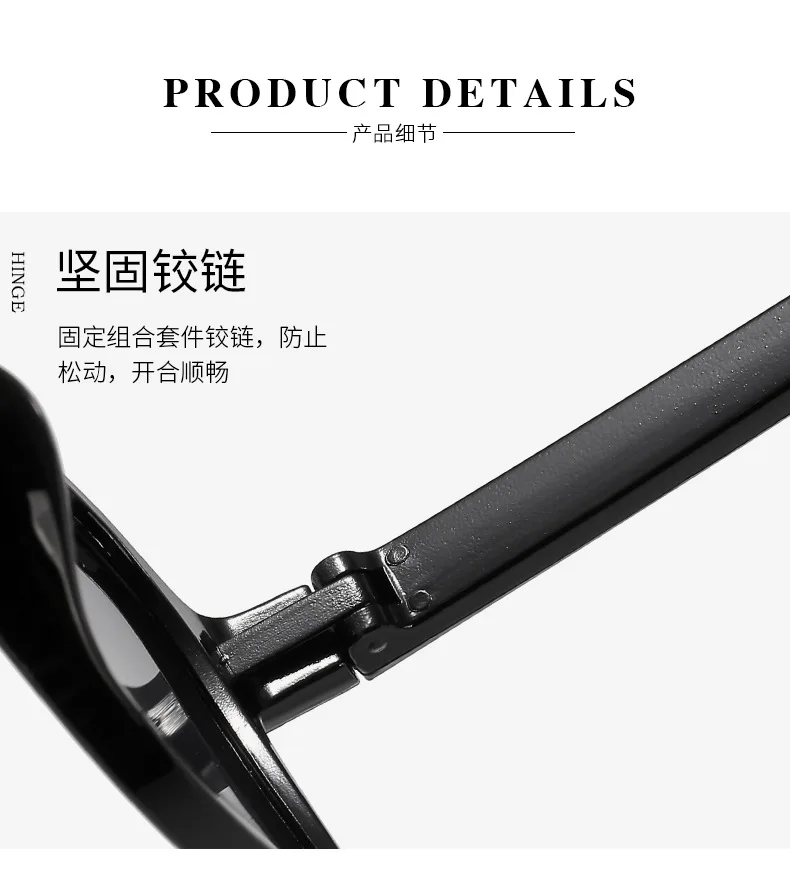 Neue PC-Rahmen Runde Sonnenbrille für Damen und Herren, Vintage Marken Quadratische Sonnenbrille für Männer, Damen-Brillen, Runde Sonnenbrille – Detail 6