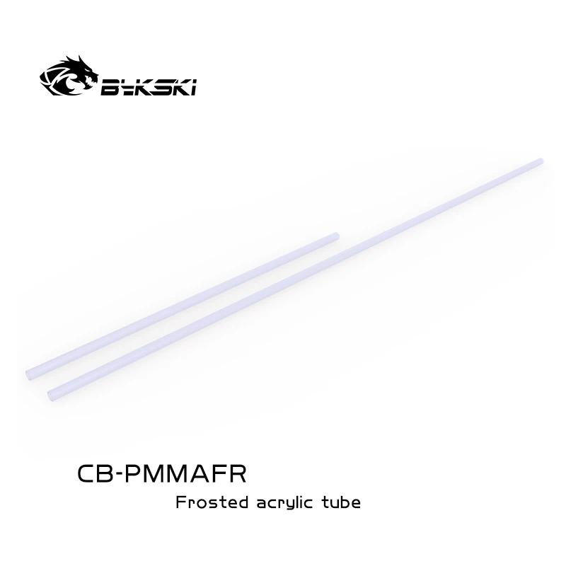Bykski 아크릴 젖빛 하드 튜브 OD 12mm/14mm/16mm 50cm 투명 하드 파이프 PC 수냉 CB-PMMAFR-12/14/16