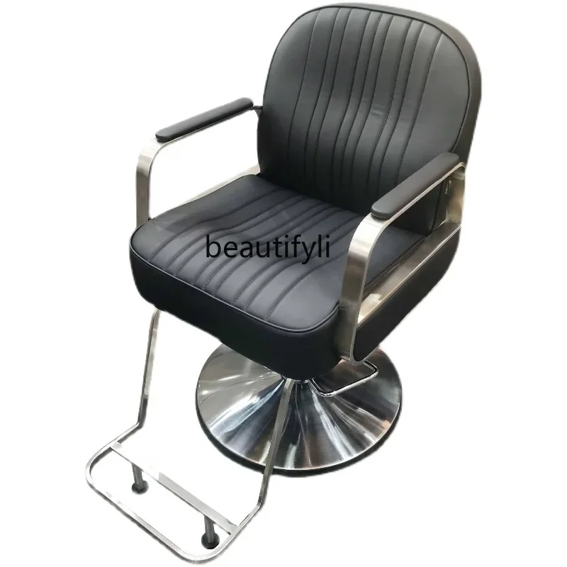 

Modern for Hair Salon Hair Cutting Chair Minimalist Japanese Style Salon Chair High-End Beauty Salon Hot Dyeing Chair
