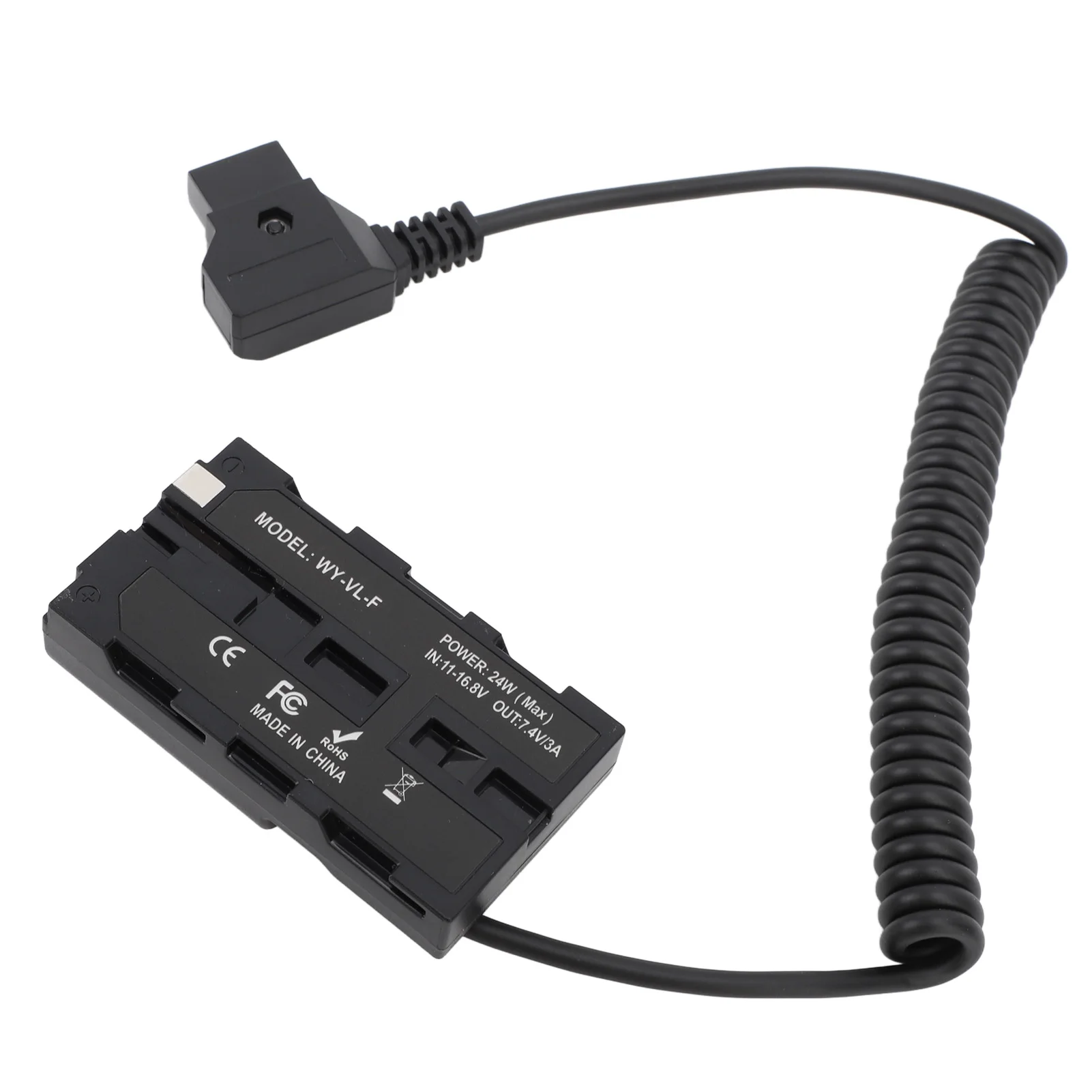 D Tap to NP F550 Dummy Battery High Conversion Efficiency Fully Decoded NP F550 Dummy Battery