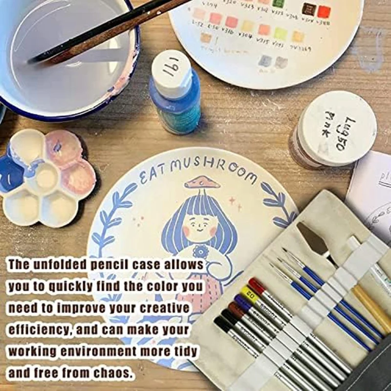 언더글레이즈 연필, 도자기 나무, 언더글레이즈 연필, 도자기 정밀 언더글레이즈 연필, 6 개