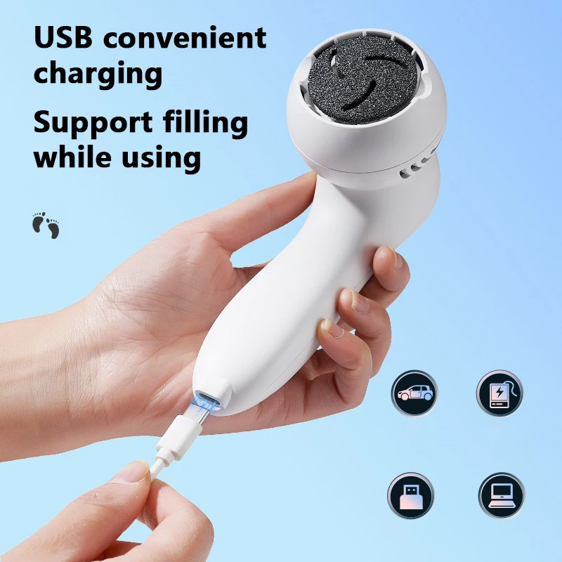 Electric Foot File Callus Remover Machine Pedicure Device Foot Clean Feet For Heel Hard Cracked Dead Skin Foot Grinder Care Tool 2