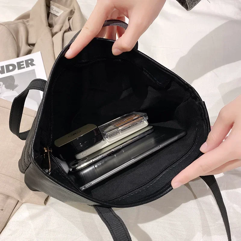 Stylish Crocodile Pattern Pu Underarm Bag Versatile Women Small Tote Bags Fashionable Leopard Handbag Chic Quilted Shoulder Bag