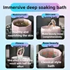 Installation-free Folding Portable Household PVC Bath Bucket Suitable for Adults and Children To Bathe All Over The Body 70 * 66 4