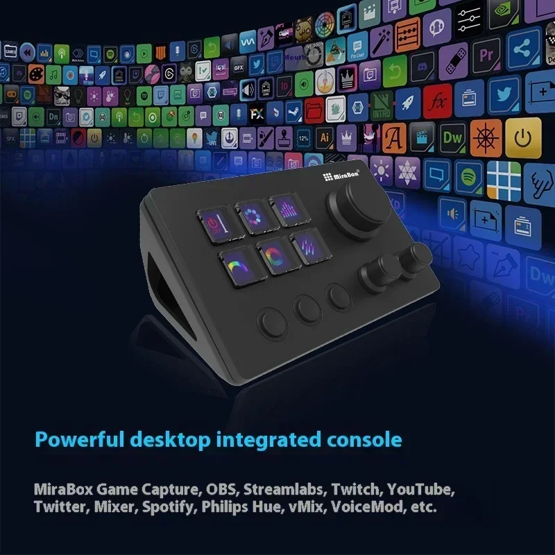 Mirabox N3 StreamDeckストリームデッキ グローバルバージョン Mirabox N3 StreamDeck Global Version Stream Deck Screen Knob