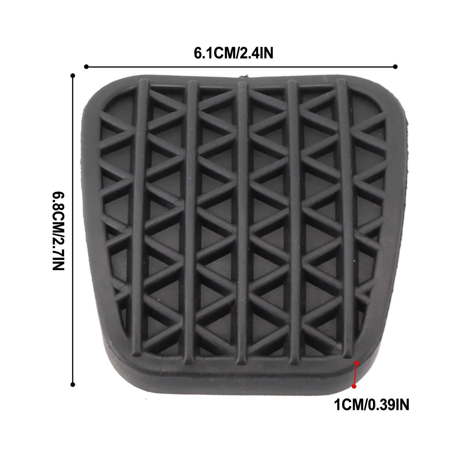 2Pcs Brake Clutch Pedal Pad For Vauxhall For Astra G-H For ZAFIRA A-B 90498309 Car Pedals Replacement Accessories